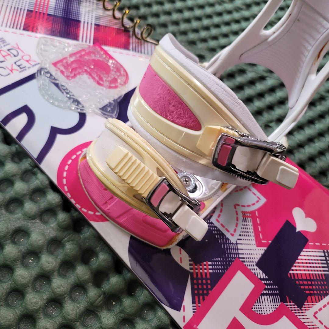 Kissmark 　レディース スノーボード 2点セット 138cm リーシュ付