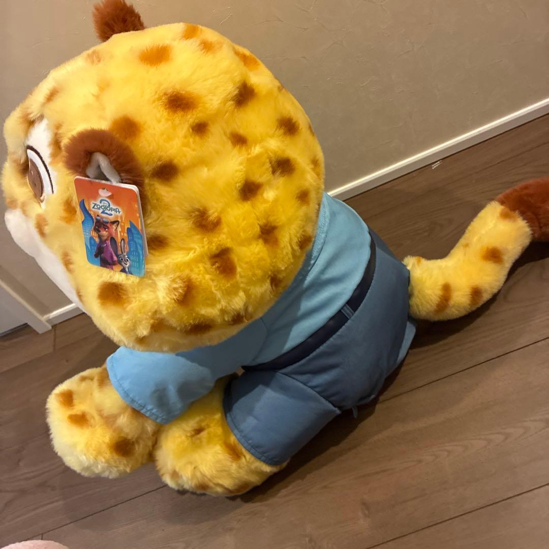 ズートピア２　クロウハウザー　大きな　ぬいぐるみ　ブランケット付き　コストコ