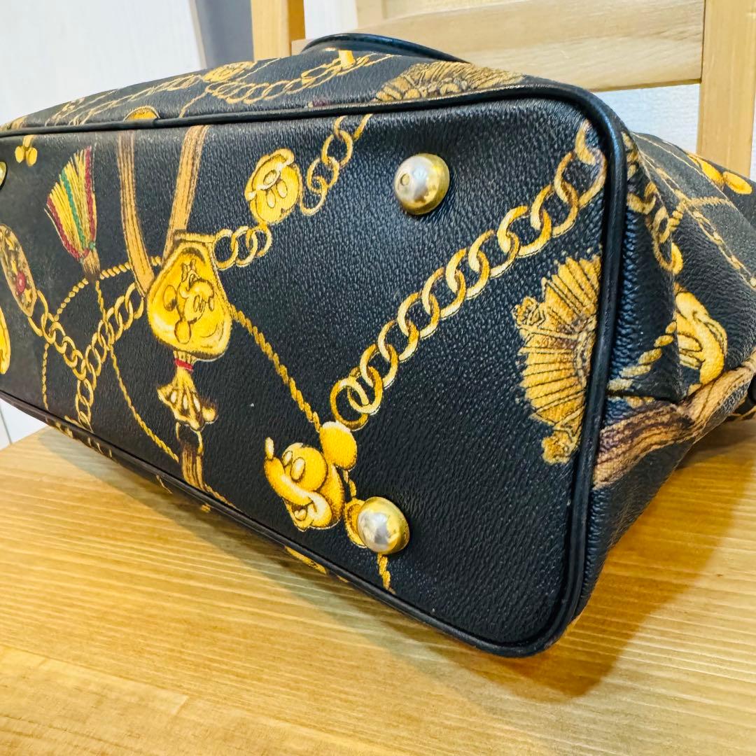 激レア PARTY-PARTY　ディズニー　ミッキー　ハンドバッグ 牛革