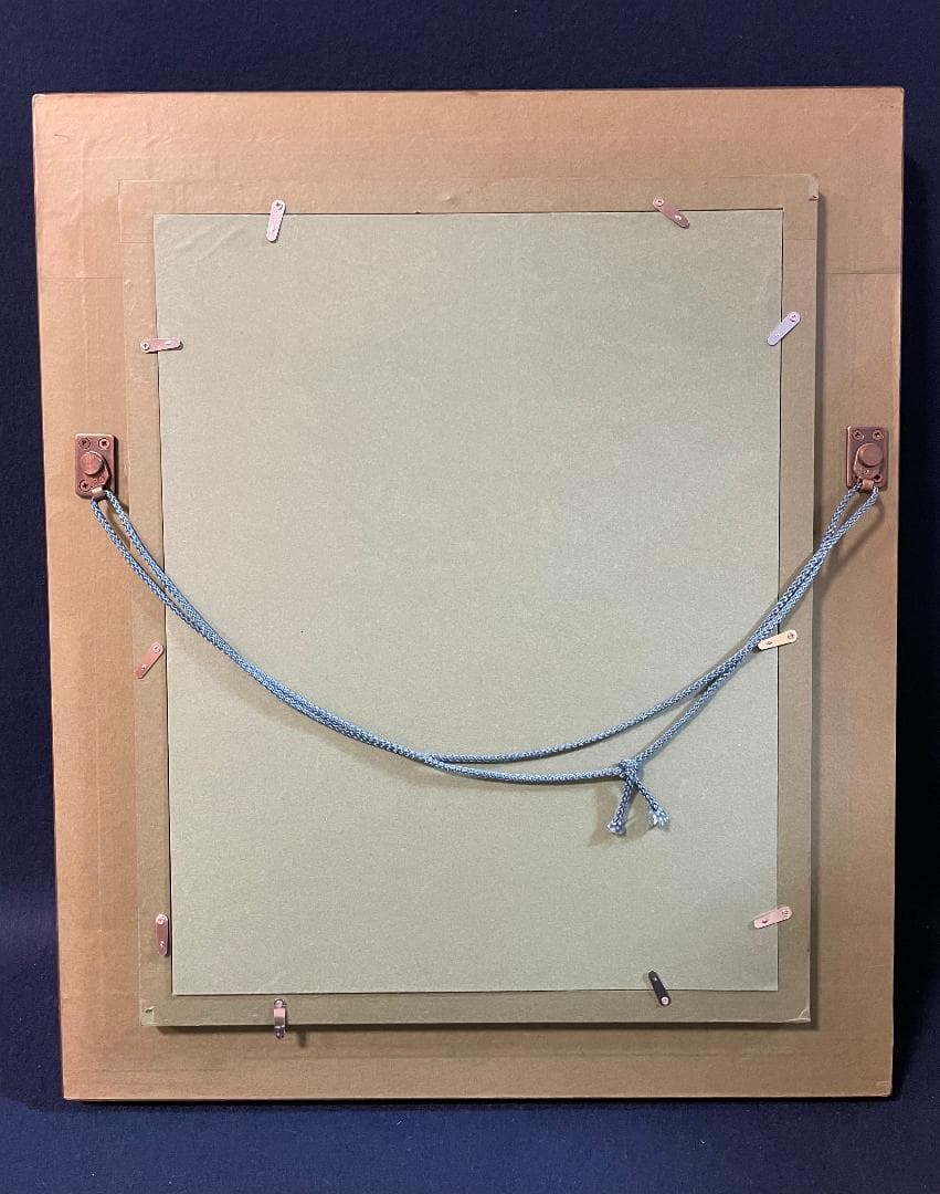 「真作」織田広喜「少女」人物画　油彩画　額装　サイン有り　F6号