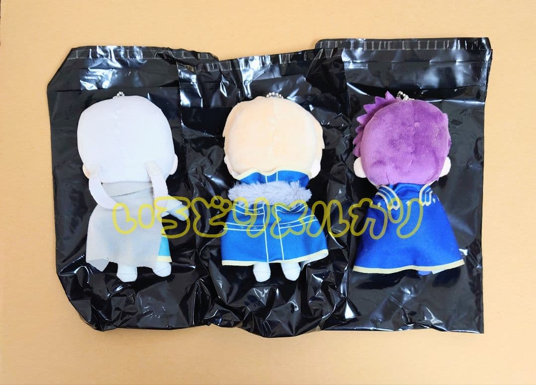 Fate fgo ぷちふわぬいぐるみ ガウェイン ランスロット ベディヴィエール