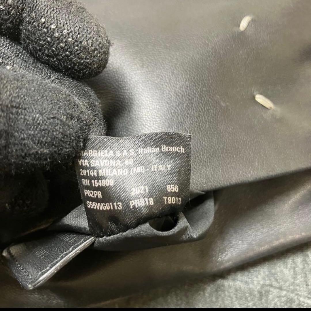 美品✨メゾンマルジェラ グラムスラム 4ステッチ 本革 ミニショルダーバッグ 黒