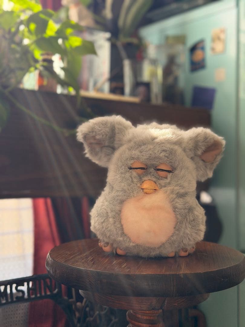 【稼働品】ファービー2 クラウディピーチ ブルー目 ドイツ語 2005