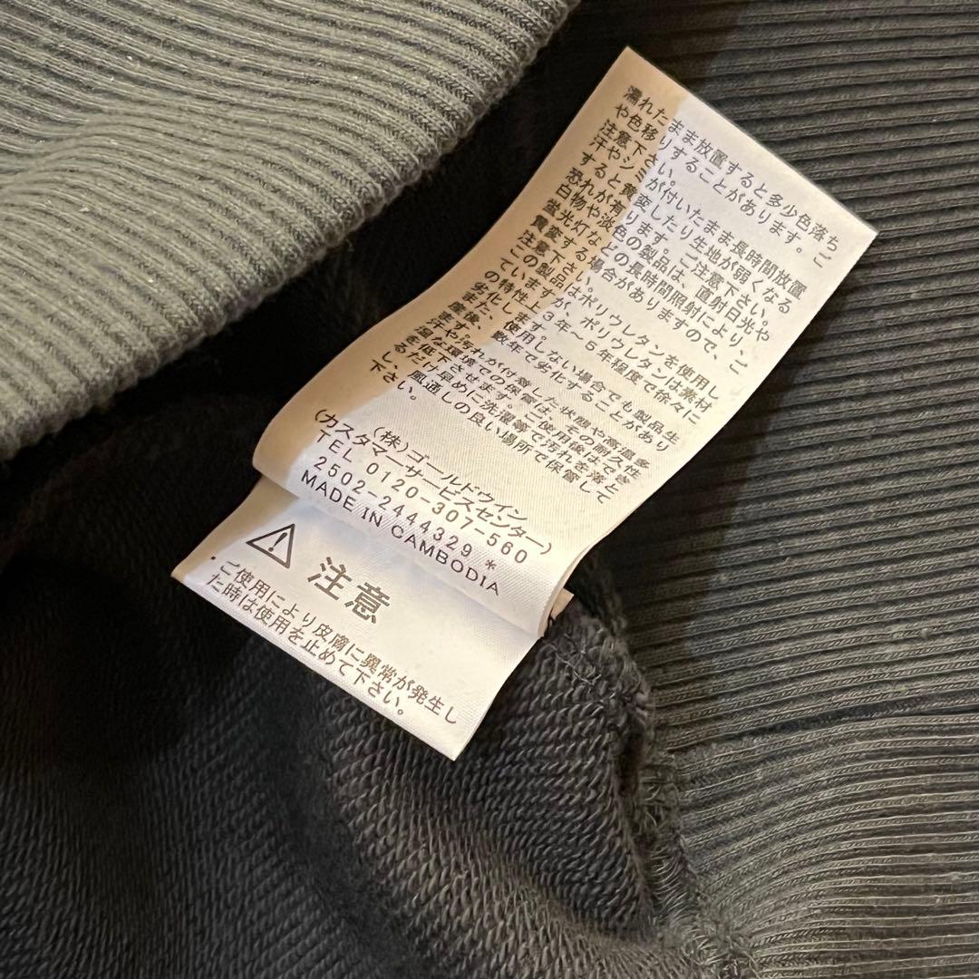 ★新品未使用 ノースフェイス スウェットLサイズ チャコール フクロウ