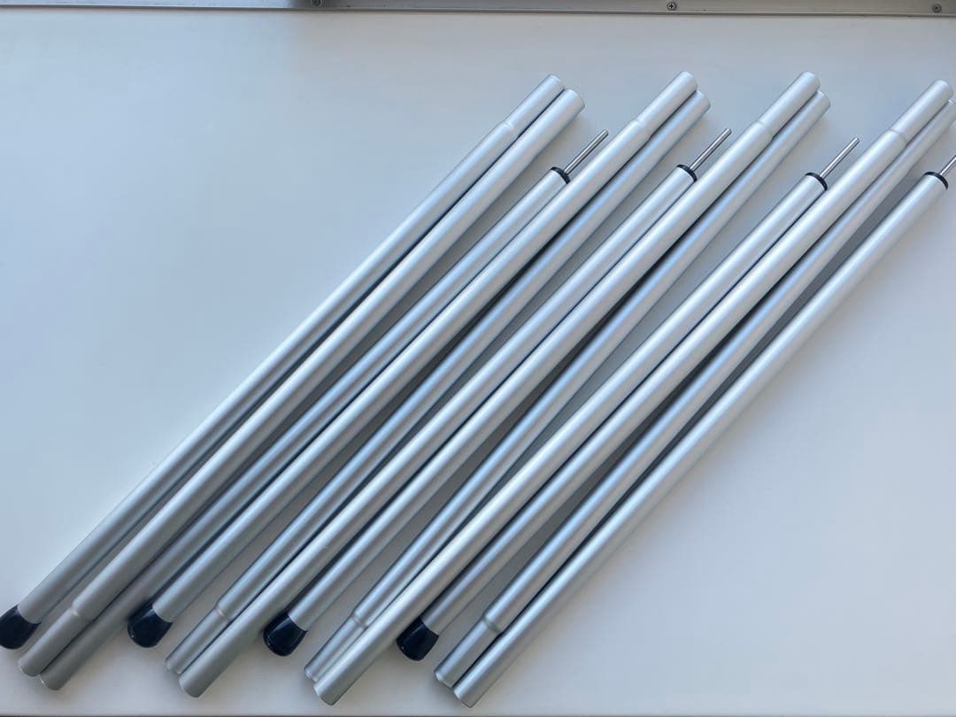 スノーピーク　アルミポール　170cm×4セット