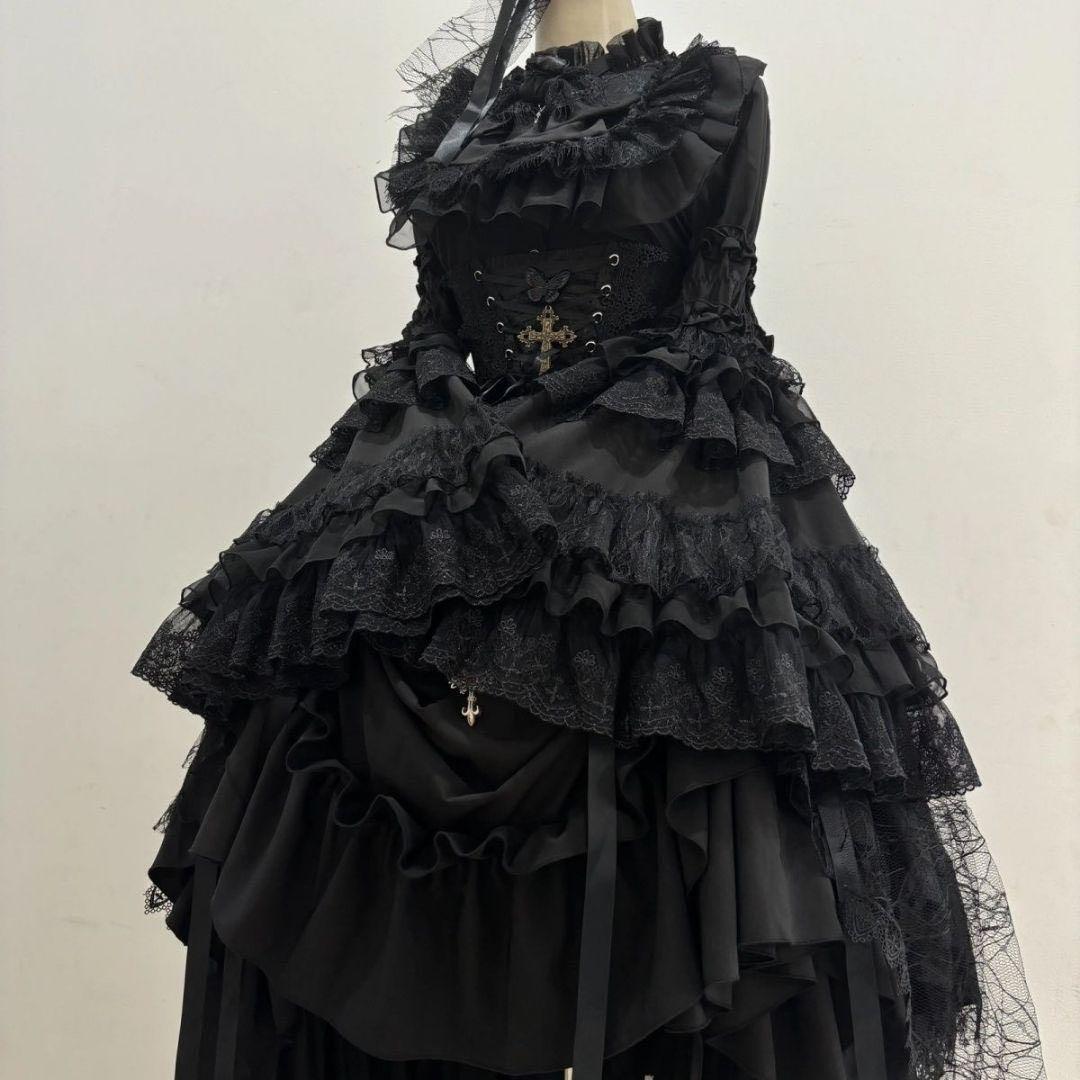 【つるみ】ゴスロリ・ロリータ衣装セット　Mサイズ