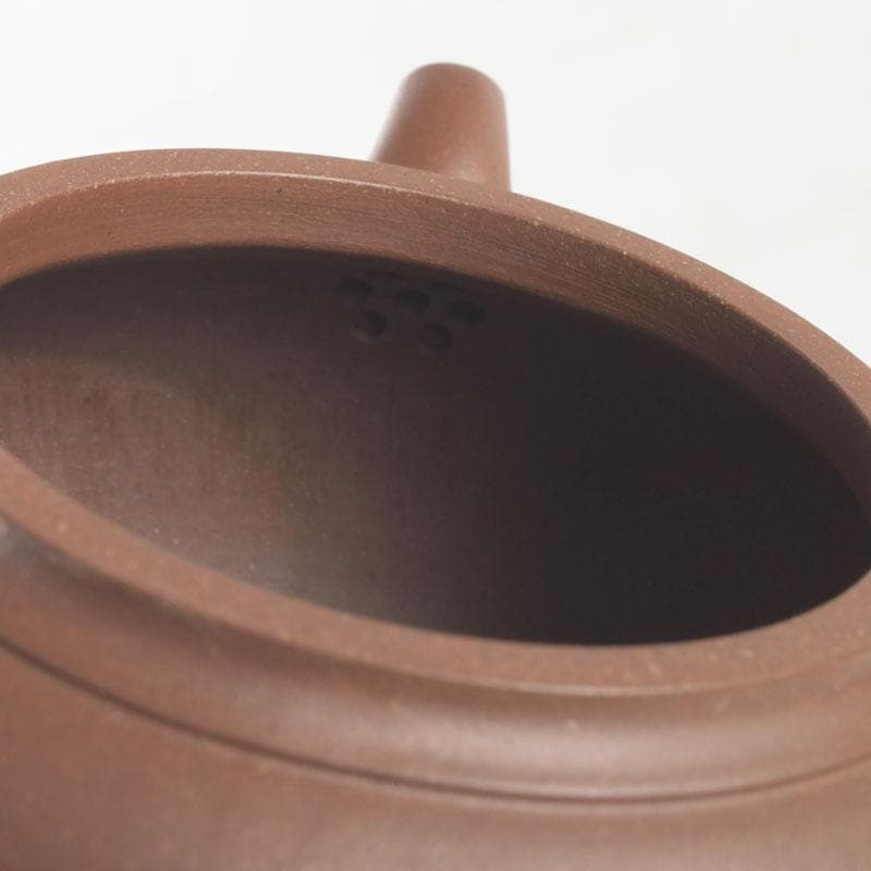 中国　紫砂　朱泥　急須　茶壷　在銘　V　9605