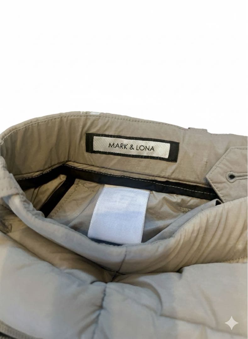 MARK & LONA ゴルフ用ダウンジャケット 上下ベージュ