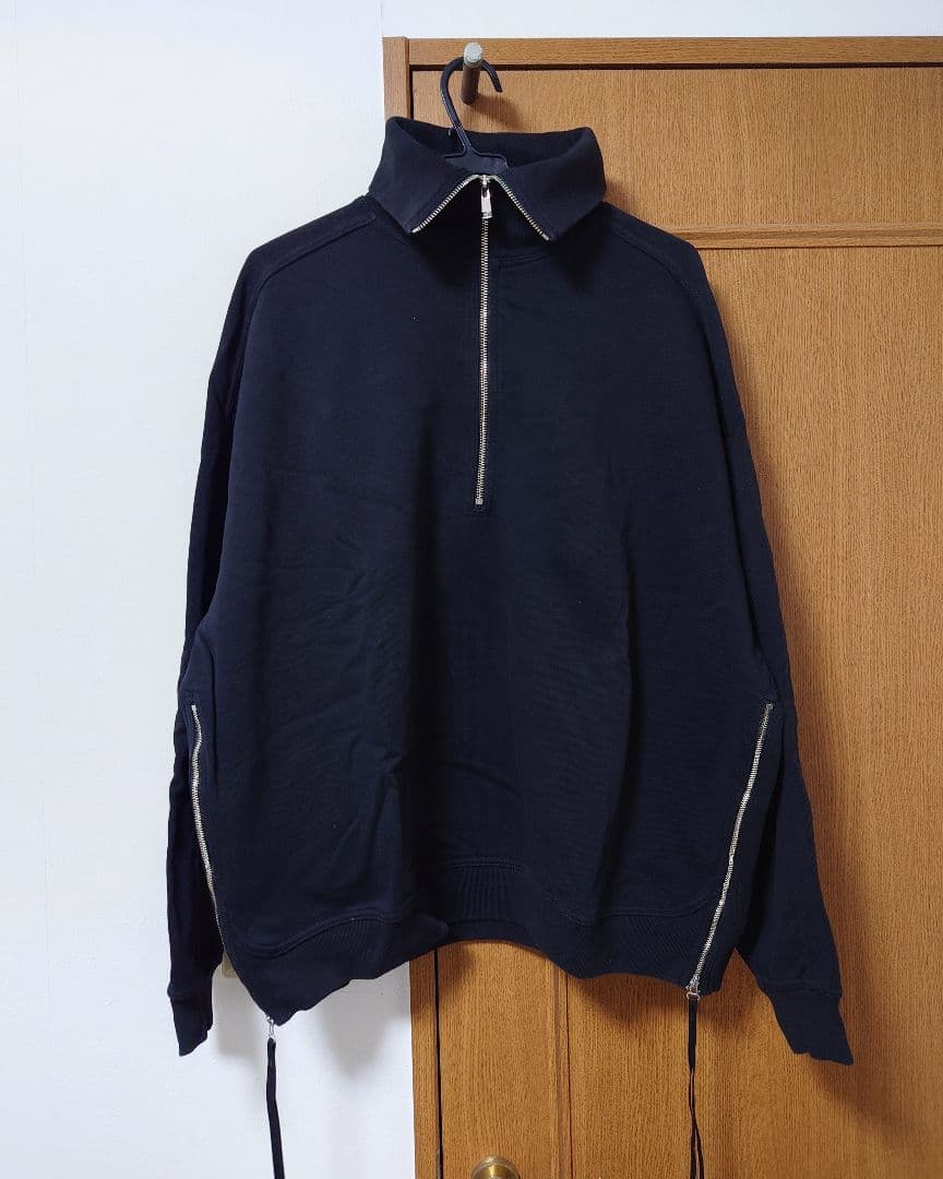 （美品）【Maison Special】 ハイネックハーフジップ　スウェット