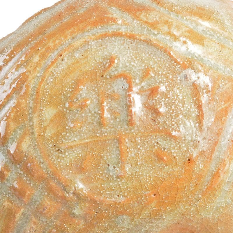 茶道具　楽吉左衛門　色絵　俵香合　共箱　M　R5979