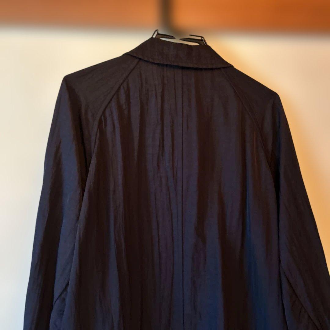 ワイズナイロンワッシャーステンカラーロングコート。ブランドワイズfor men。