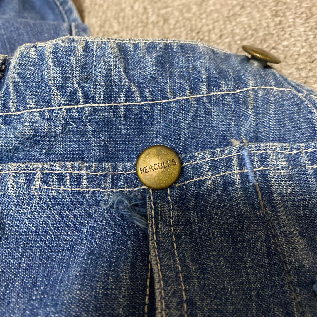 vintage 50s HerculesデニムオーバーオールUSA製