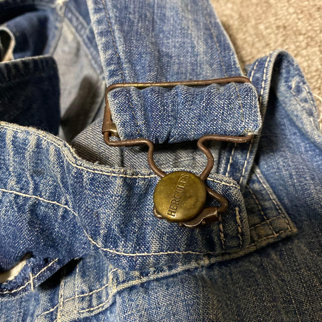 vintage 50s HerculesデニムオーバーオールUSA製