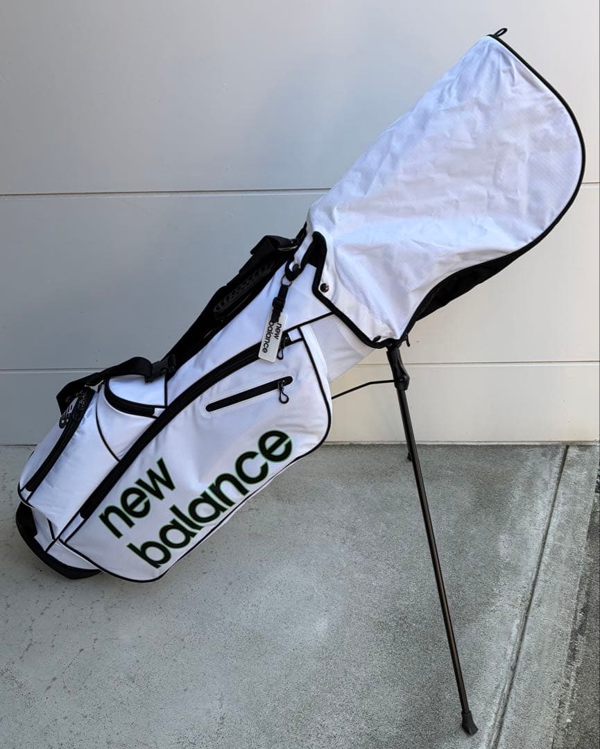 new balance キャディバッグ スタンドバック ホワイト 7.5型
