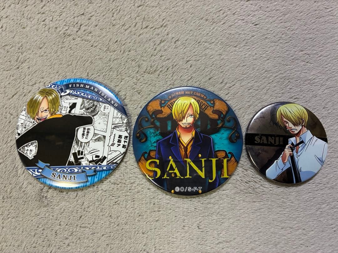 ワンピース サンジ キャラバッジコレクション 缶バッジ　ハウステンボス