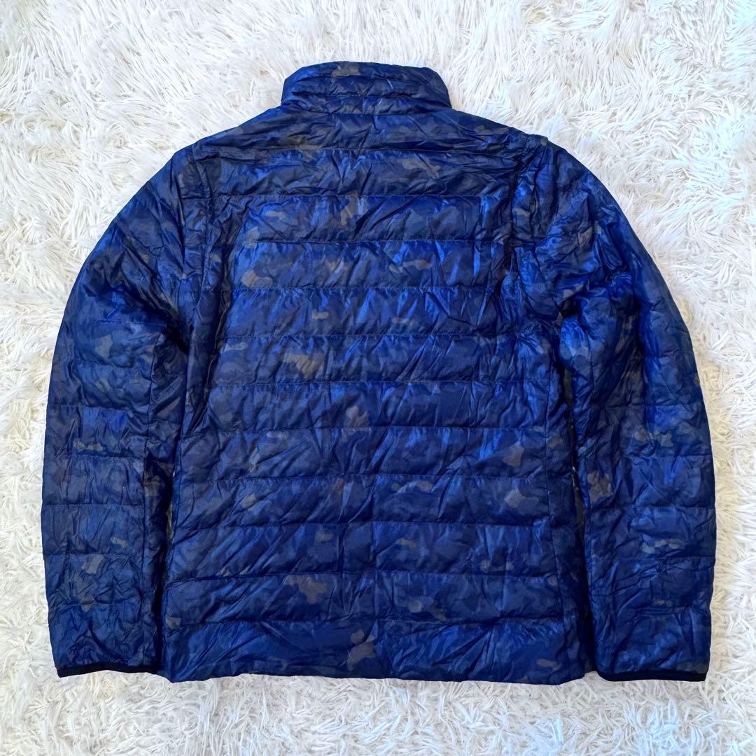 ちえぽん様バーバリー ブラックレーベル 迷彩 ダウンジャケット 2way M紺