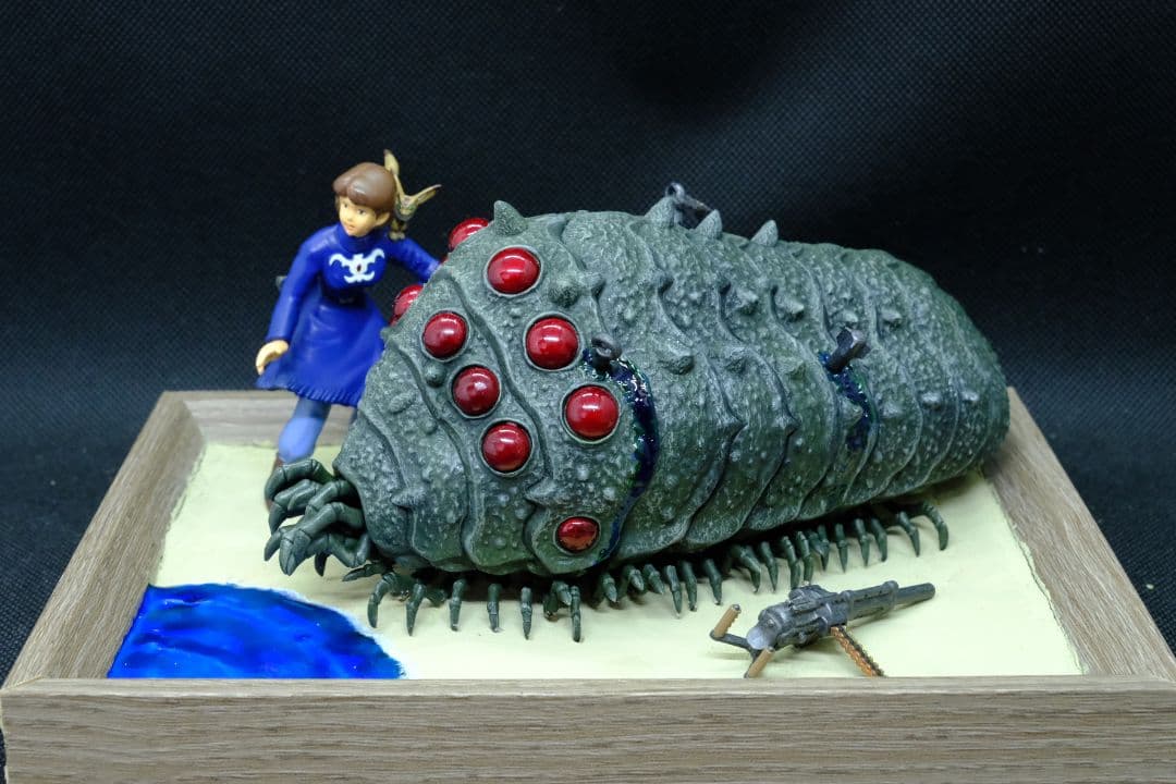 風の谷のナウシカ　プラモデル　ジオラマ　完成品 バンダイ（1/20スケール）