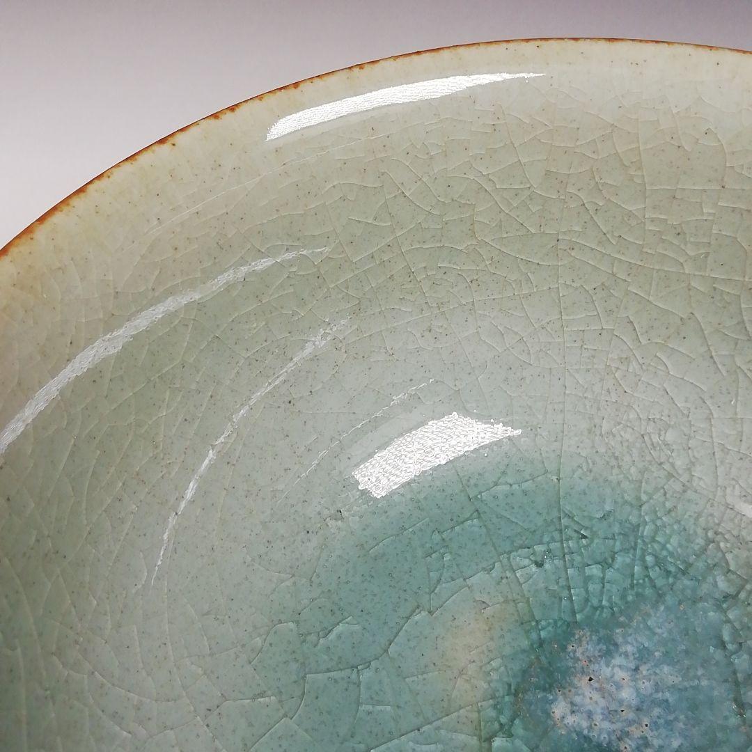 Ｗ５６　茶碗　『象眼手　茶碗』『伊勢美夜之窯　八木秀夫 作』共箱　抹茶碗　茶道具