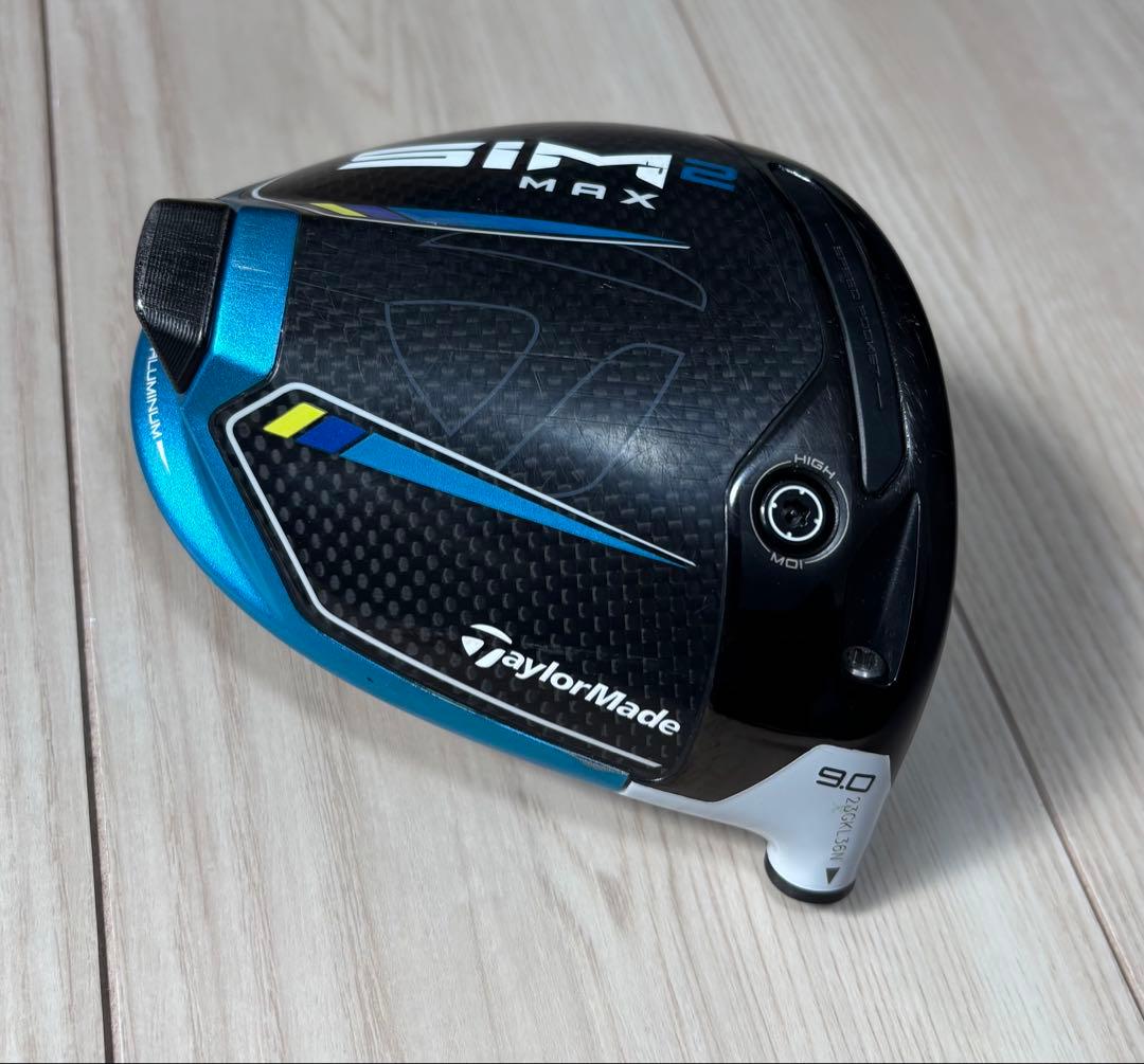 名器 テーラーメイド ドライバー SIM2MAX 9.0度 ヘッドカバー付