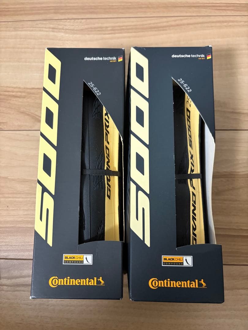 Continental GP5000 クリンチャー 25C 2本セット