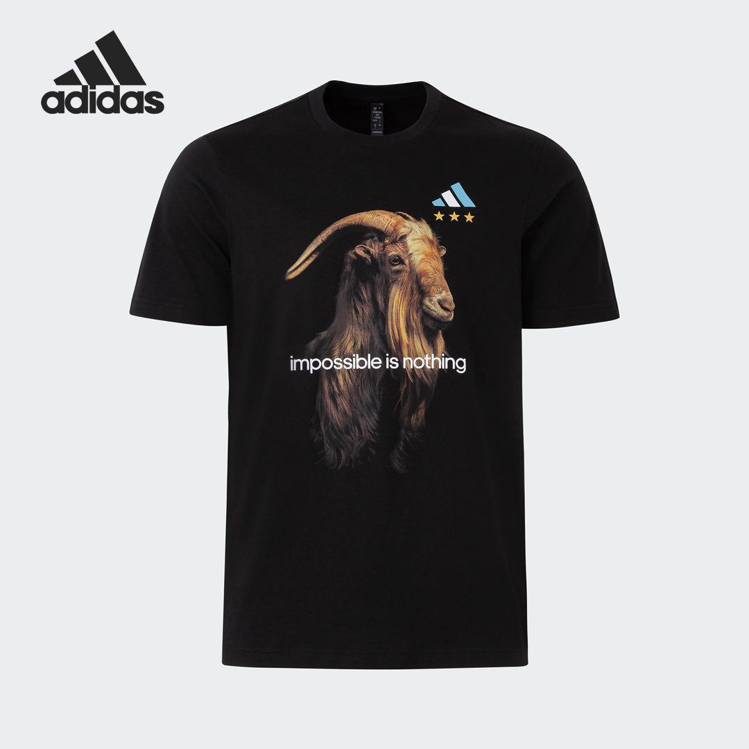 【レア】アルゼンチン代表リオネル・メッシ「GOAT 」Tシャツ (adidas)