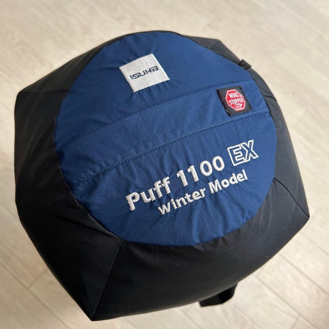 美品　厳冬イスカ　ISUKA 寝袋 puff1100EXモデル　ダウンシュラフ