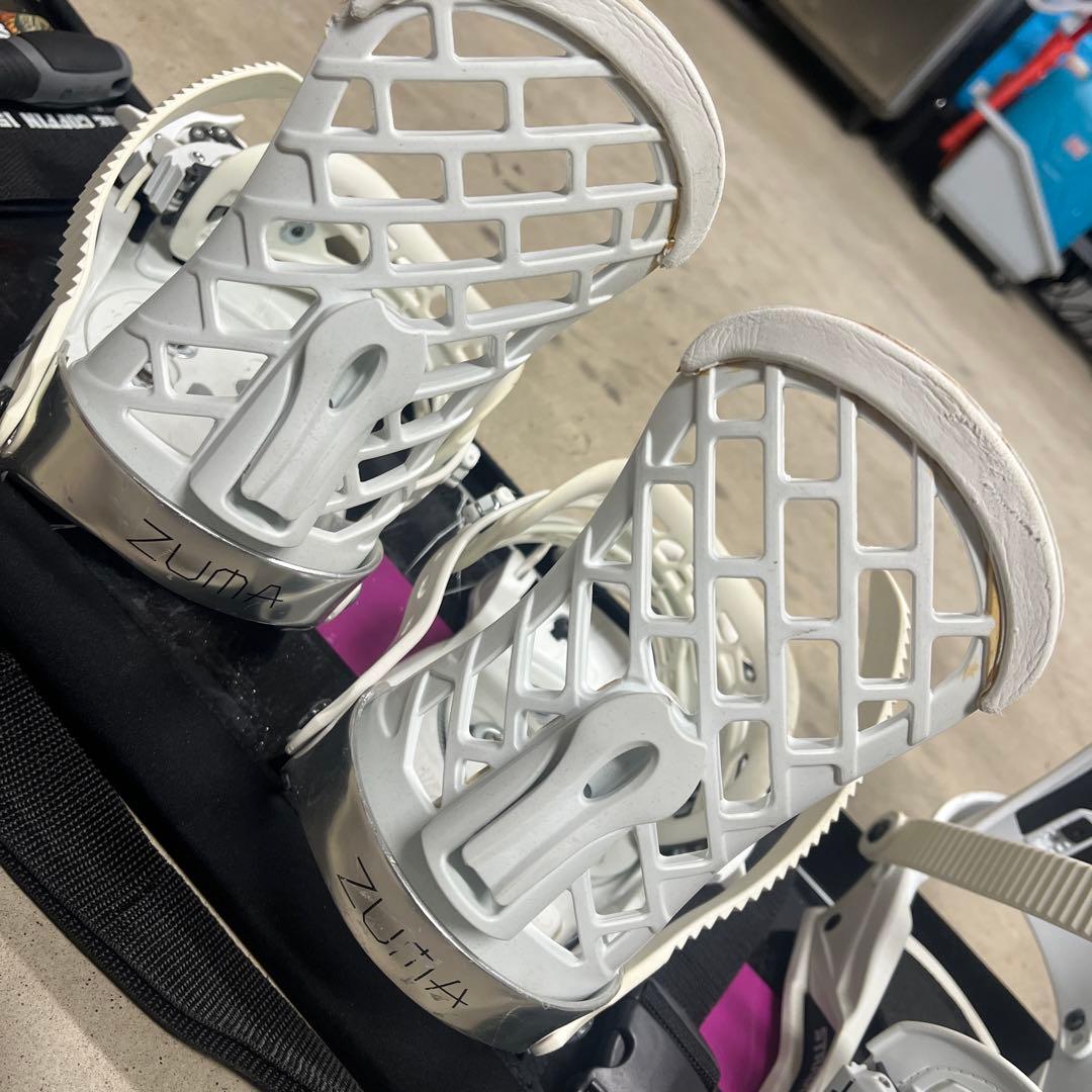 ZUMA スノーボードビンディング ホワイト