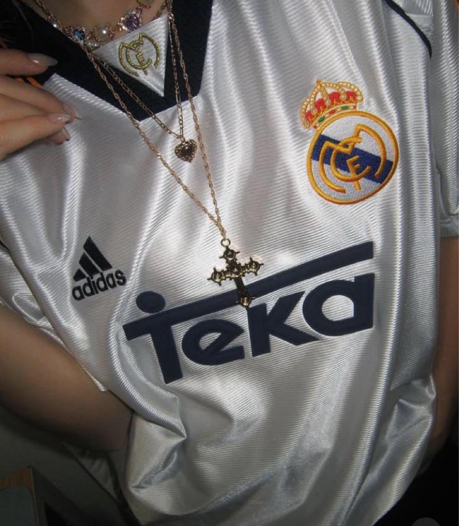 【新品未使用希少】アディダスxレアルマドリード 00/02ホームユニフォーム L