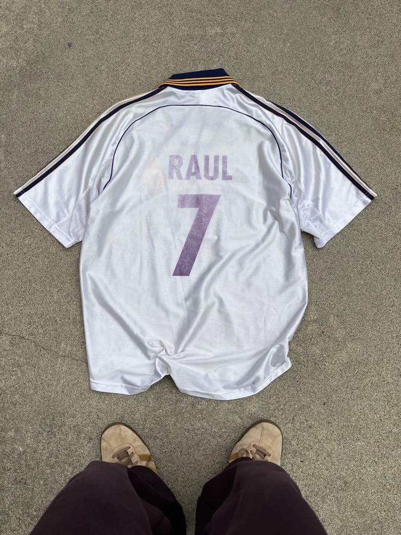 【新品未使用希少】アディダスxレアルマドリード 00/02ホームユニフォーム L