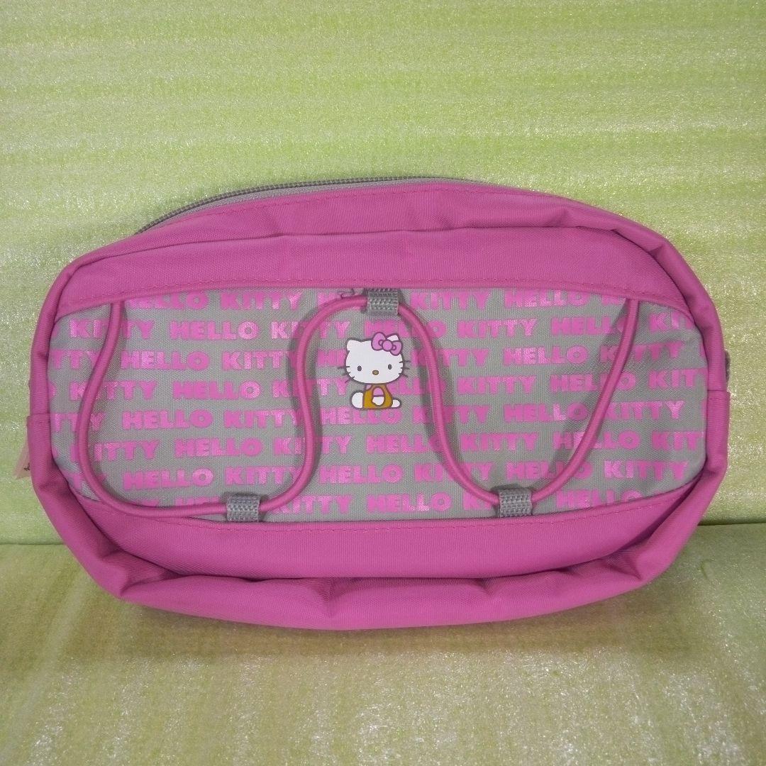 ハローキティ　ウェストバッグ　ヒップバッグ　ボディバッグ　ピンク　2005　レア