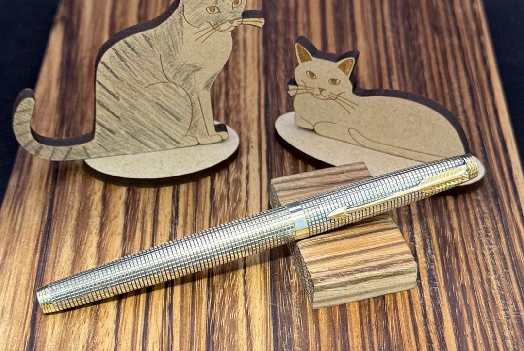 PARKER 万年筆 75 シズレ バーメイル XF