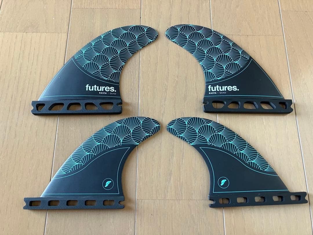 futures Rasta Quadフィン 4枚セット