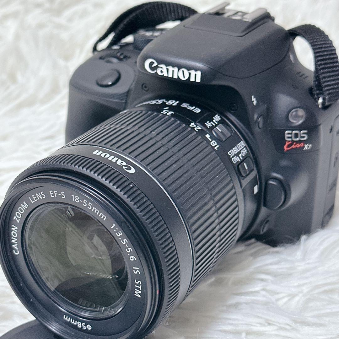 【極美品】Canon EOS Kiss X7 デジタル一眼レフ 18-55mm