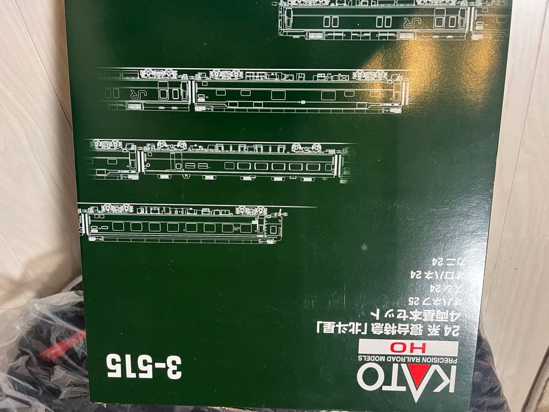 KATO HO 24系 北斗星4両基本セット3-515