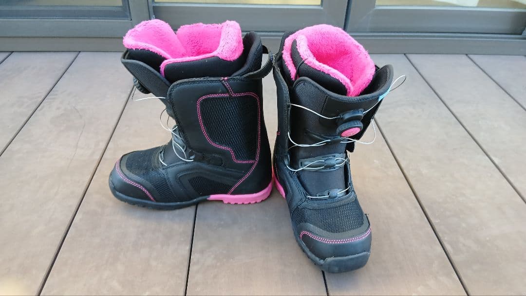 Stella スノーボードブーツ 24cm ブラックピンク