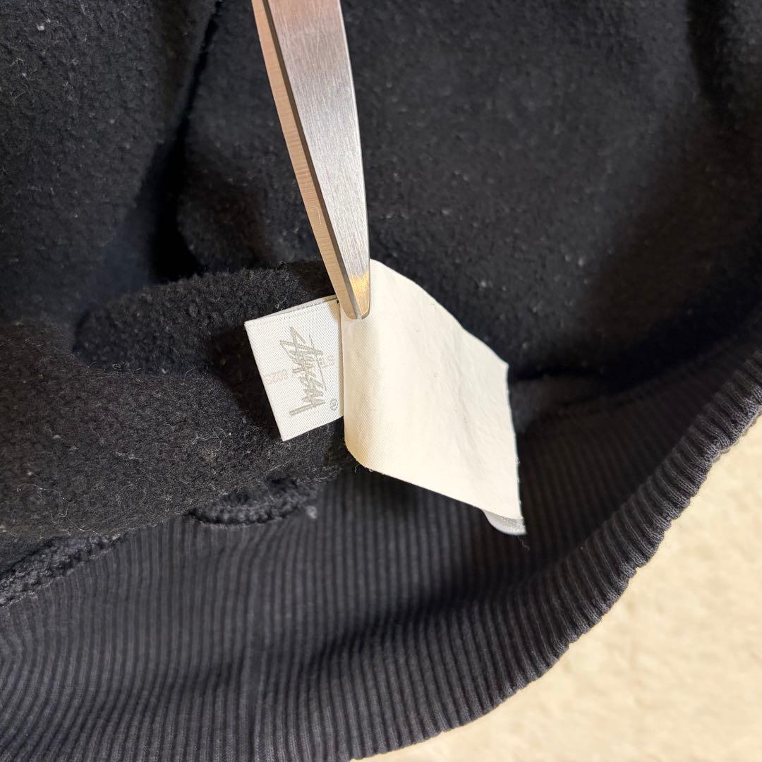 STUSSY ステューシー スウェット トレーナー クルーネック XL 黒