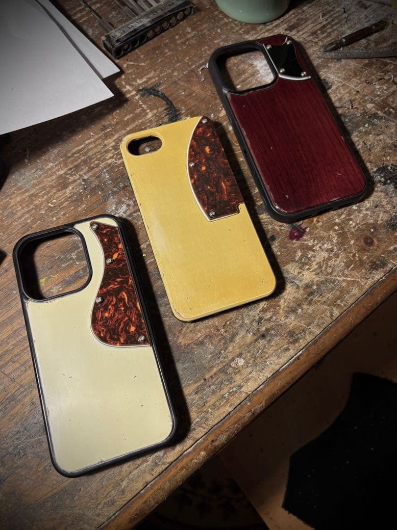 カスタム木製iPhoneケース　オーダー受付