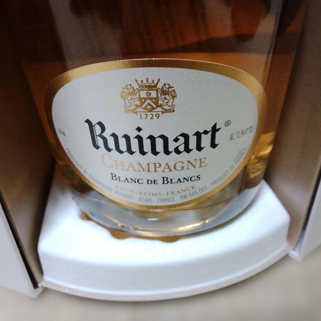 美品箱付きRuinart Blanc de Blancs シャンパン 1729年
