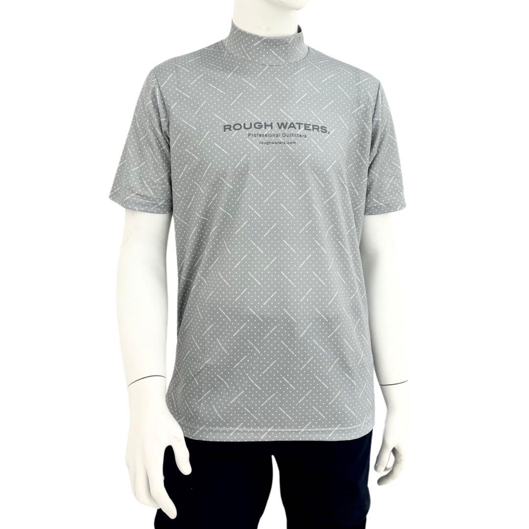 エリートグリップ　ROUGHWATERS 半袖モックネック　グレー　LL