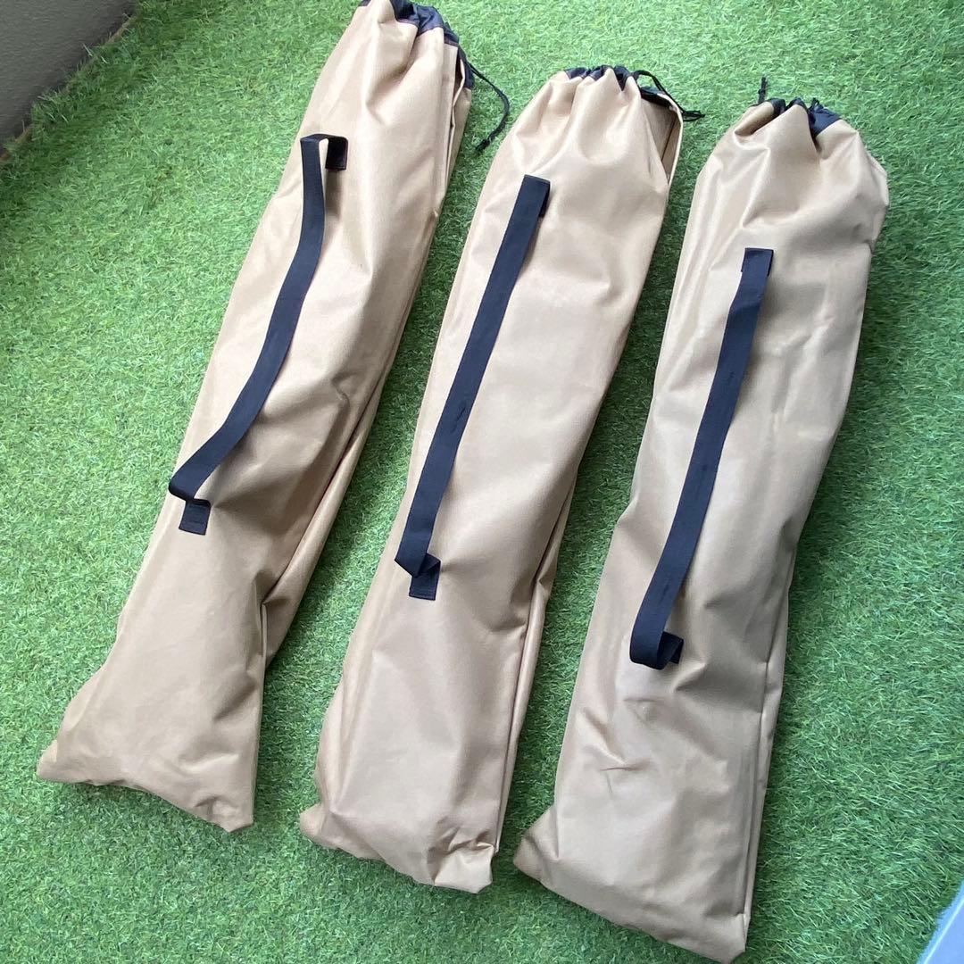 【新品スノーピークOEM品】ローチェア30 カーキ 3脚セット