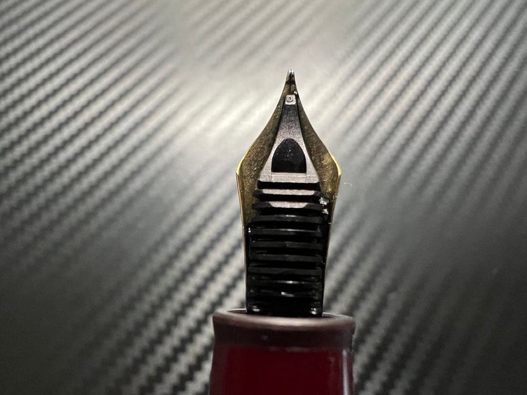 モンブラン 万年筆 未使用に近い 145 ボルドー EF 極細字