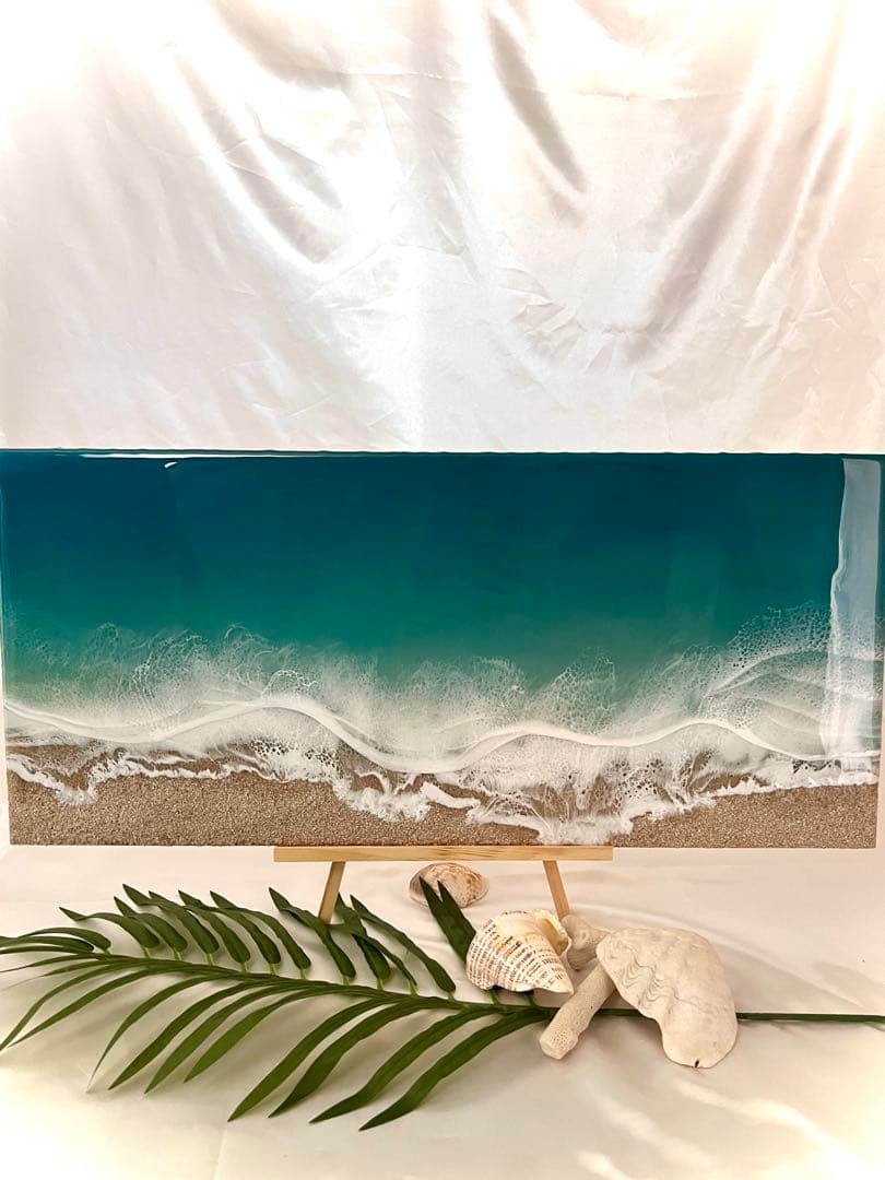 大パネル　Resin Art 59.5cm × 27.0cm