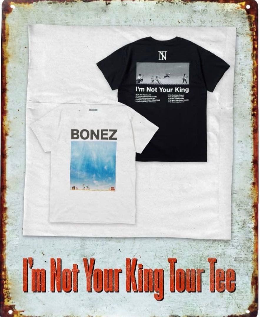 【新品】the BONEZ ツアーTシャツ Lサイズ　黒