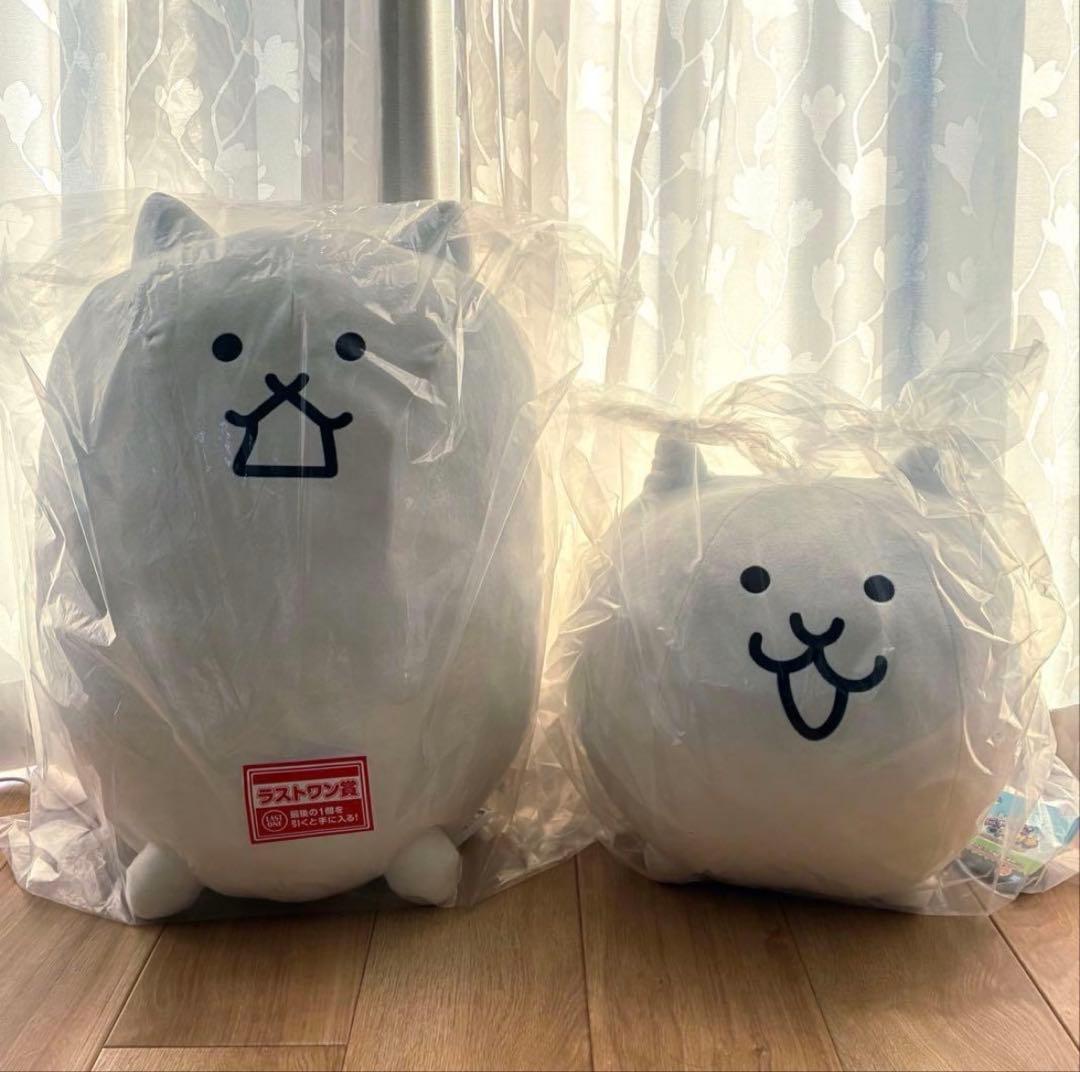 一番くじ にゃんこ大戦争 B賞 ラストワン賞 ネコビッグぬいぐるみ タンクネコ