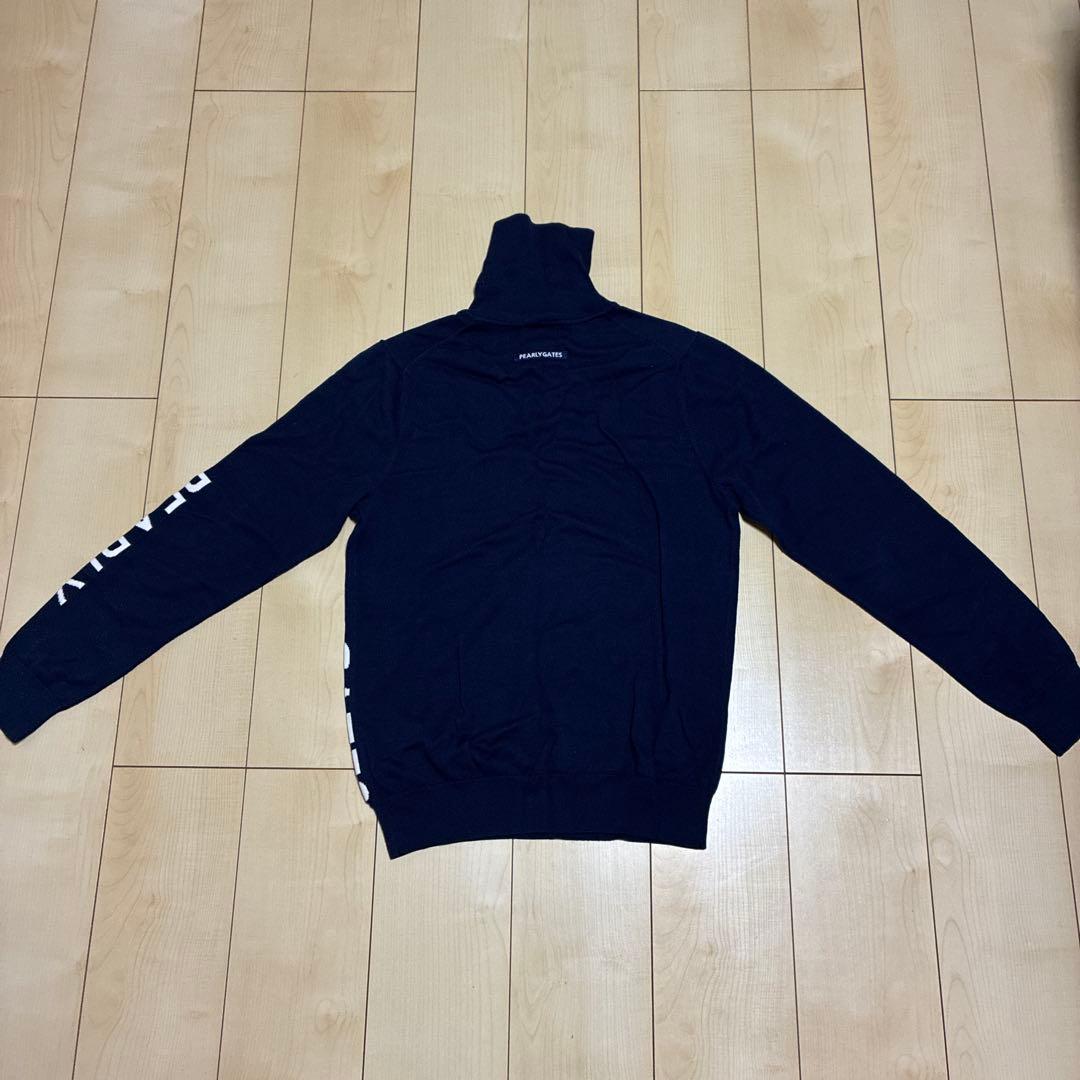 PEARLY GATES ネイビー タートルネック セーター 5サイズ