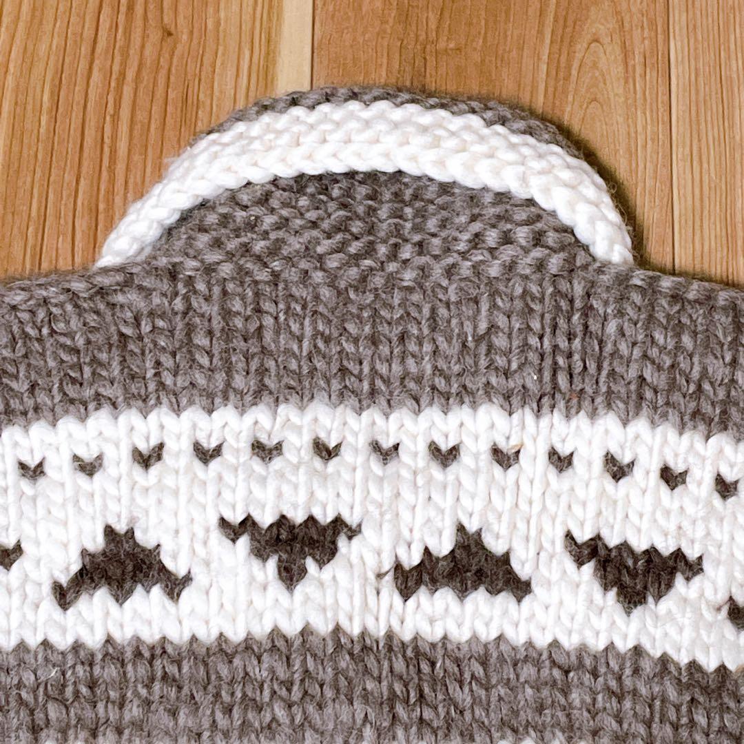 【タグ付き未使用】KANATA カナタ トナカイ柄 カウチンニット セーター