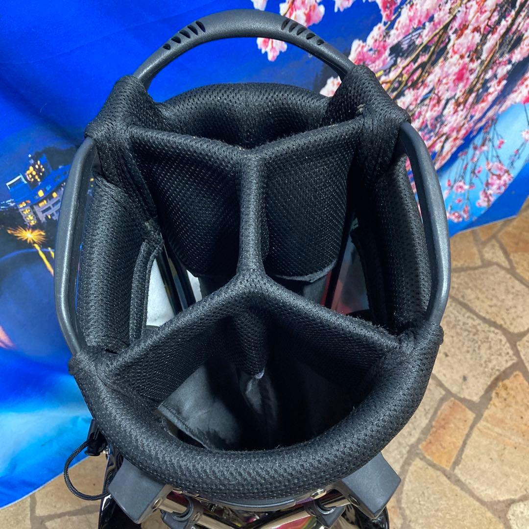 寶BU-1108 クアルトユナイテッド キャディバッグ レインボー エナメル使用