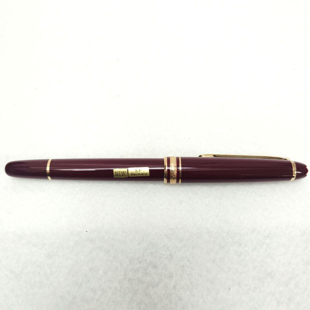 【T】美品✨Montblanc 万年筆 ボルドー インク・ケース付
