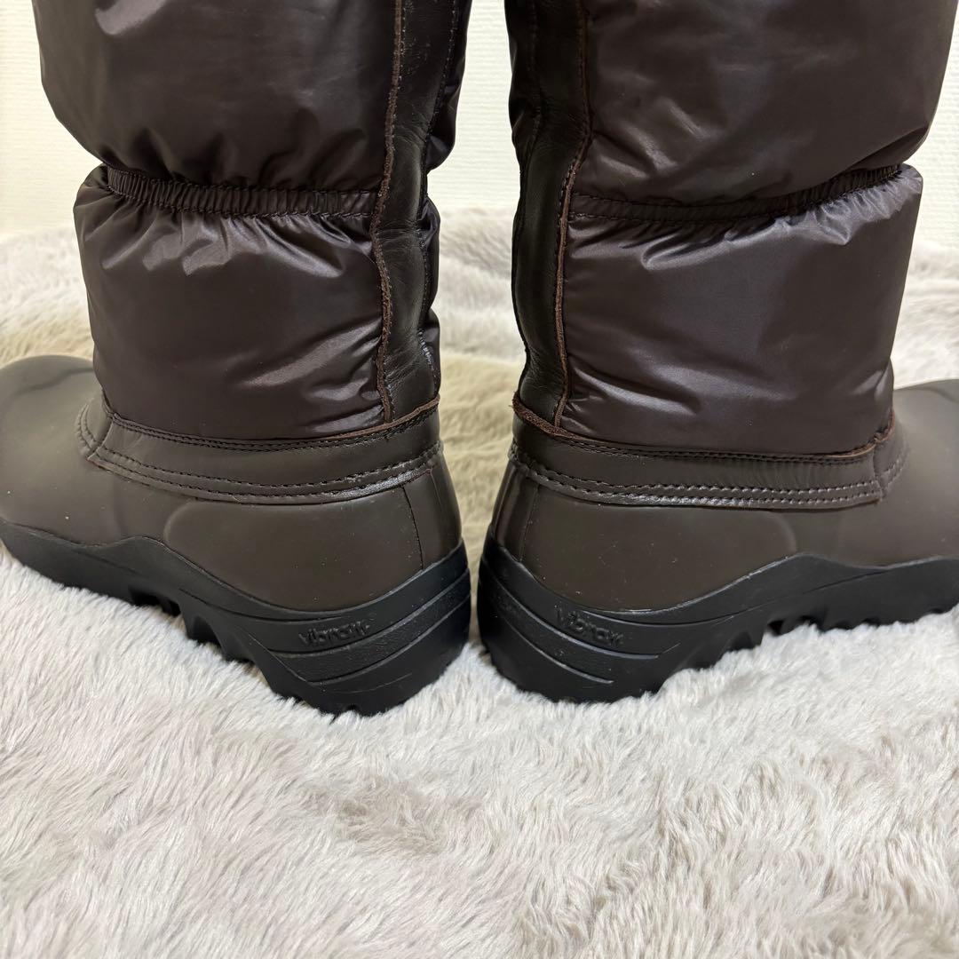 MIe さんHUNTER☆UK5スノーキルトブーツ ブラウンハンター24cm