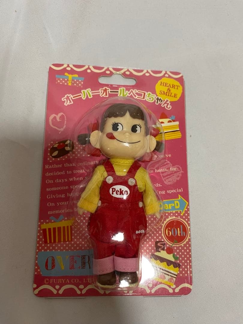 ペコちゃん人形　5個セット オーバーオール　ラブリー　クリスマス　ウィンター